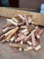 Droog Brandhout stukken van 30a35cm in zakken., Tuin en Terras, Brandhout, 3 tot 6 m³, Ophalen, Overige houtsoorten