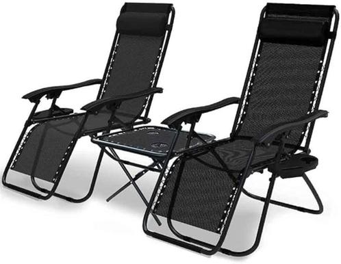 Set van 2 ligstoelen SNELLE GRATIS LEVERING, Tuin en Terras, Tuinstoelen, Nieuw, Overige materialen, Inklapbaar, Verstelbaar, Verzenden