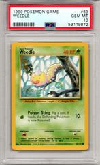 Weedle Psa 10 Base set unlimited, Ophalen of Verzenden, Zo goed als nieuw