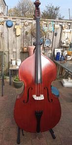 oude Duitse contrabas massief, Muziek en Instrumenten, Strijkinstrumenten | Contrabassen, Ophalen, Zo goed als nieuw, 3/4-contrabas
