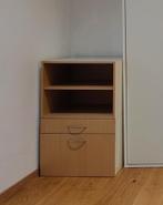Commode met 2 lades en legplank, Ophalen, 1 of 2 laden, 50 tot 100 cm, Zo goed als nieuw