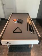 Pooltafel Cougar Hustle Xl wit/grijs opklapbaar, Sport en Fitness, Ophalen, Zo goed als nieuw, Pooltafel