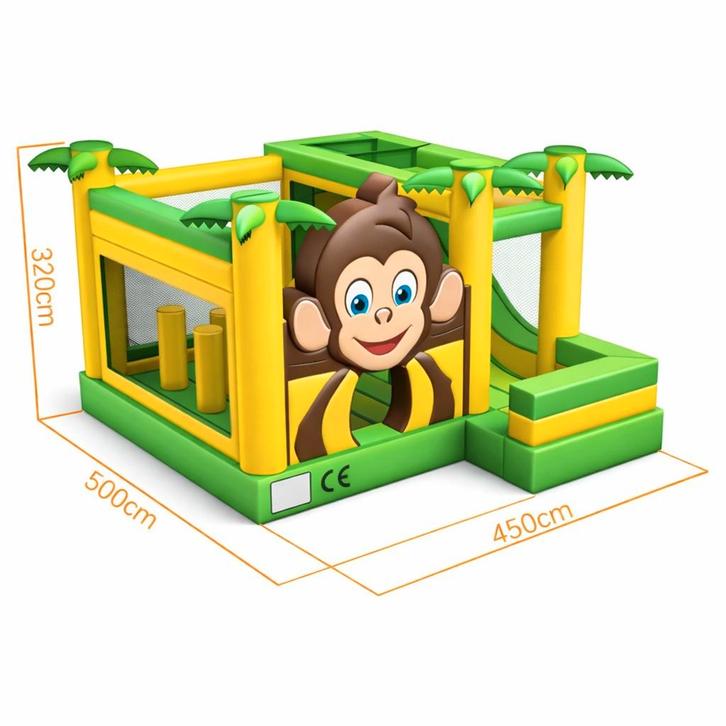 Nieuw springkasteel monkey, Hobby & Loisirs créatifs, Articles de fête | Location, Enlèvement