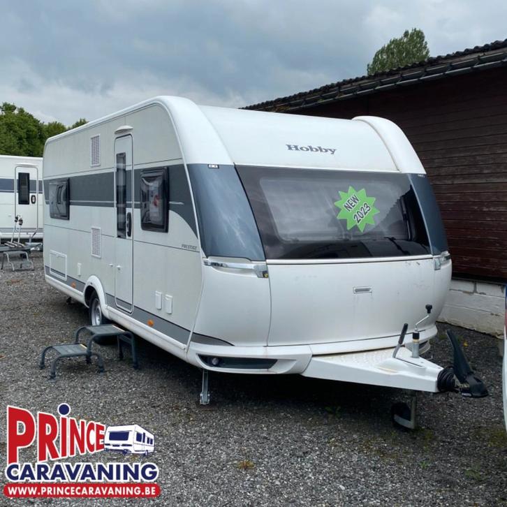 Hobby Prestige 560 FC 2023 - Prince Caravaning, Caravans en Kamperen, Caravans, Bedrijf, tot en met 5, 1500 - 2000 kg, Hobby, 7 tot 8 meter