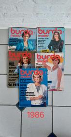 Vintage burda set uit 1986 met patronen nog aanwezig, Hobby en Vrije tijd, Vrouw, Ophalen of Verzenden, Broek, Burda