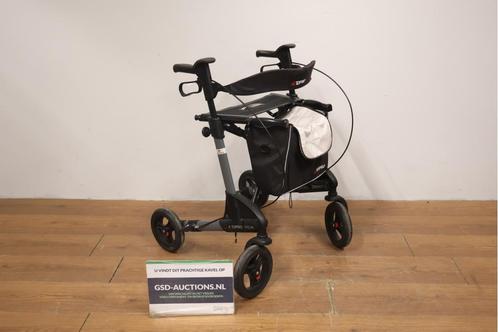 Zwarte Topro Troja Rollator met Rugleuning, Diversen, Rollators