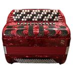 BALLONE BURINI Advance 464 Accordeon, Autres marques, Avec bretelles, Enlèvement, 120 basses