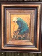 Boerin aan het werk op het veld /handtekening onleesbaar, Enlèvement