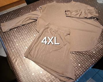 Splinternieuwe zomer pyjama Maat 4XL/52 Kleur: grijs