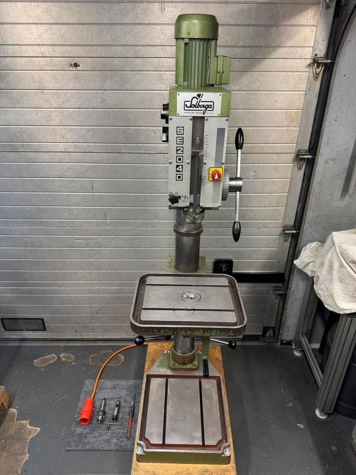 Solberga SE 2040 M Kolomboormachine Kolomboor (Arboga), Doe-het-zelf en Bouw, Gereedschap | Boormachines, Gebruikt, Kolomboormachine