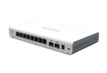 8-poorts Gigabit Ethernet Smart Cloud switch met 2 SFP-poort beschikbaar voor biedingen