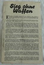 Pamflet, Leaflet, Flugblatt, Nr. G.27, Engels / UK, 1942.(1), Verzamelen, Militaria | Tweede Wereldoorlog, Overige soorten, Overige typen