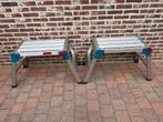 Aluminium schragen - werkbord, Doe-het-zelf en Bouw, Ophalen, Zo goed als nieuw