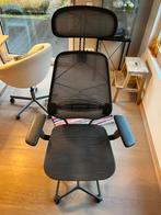 Gamingstoel Ikea Styrspel, Maison & Meubles, Chaises de bureau, Gris, Comme neuf, Chaise de bureau de gaming, Enlèvement