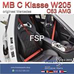 W205 C43 C63 AMG rode gordels origineel Mercedes C Klasse 63, Utilisé, -, -, Enlèvement ou Envoi