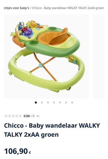 Chicco loopstoel walky talky beschikbaar voor biedingen