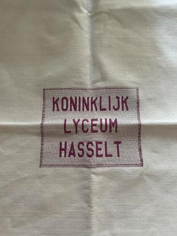 VINTAGE keukenhanddoek Koninklijk Lyceum Hasselt beschikbaar voor biedingen