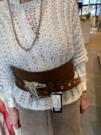 Exclusieve riem bruin dubbel lengte 211 cm Ermanno Scervino, Kleding | Dames, Echt leder, Nieuw, Tailleriem, Ophalen of Verzenden