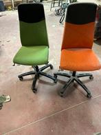 vintage bureaustoelen uit de jaren 70, Oranje, Gebruikt, Bureaustoel, Ophalen
