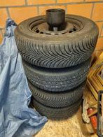 Winterbanden op stalen velgen, 225/60 R16, Ophalen of Verzenden, Gebruikt