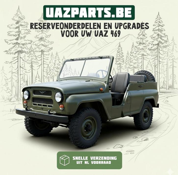 UAZ 469 onderdelen nodig? Specialist met voorraad, Auto-onderdelen, Overige Auto-onderdelen, Oldtimer onderdelen, Overige automerken