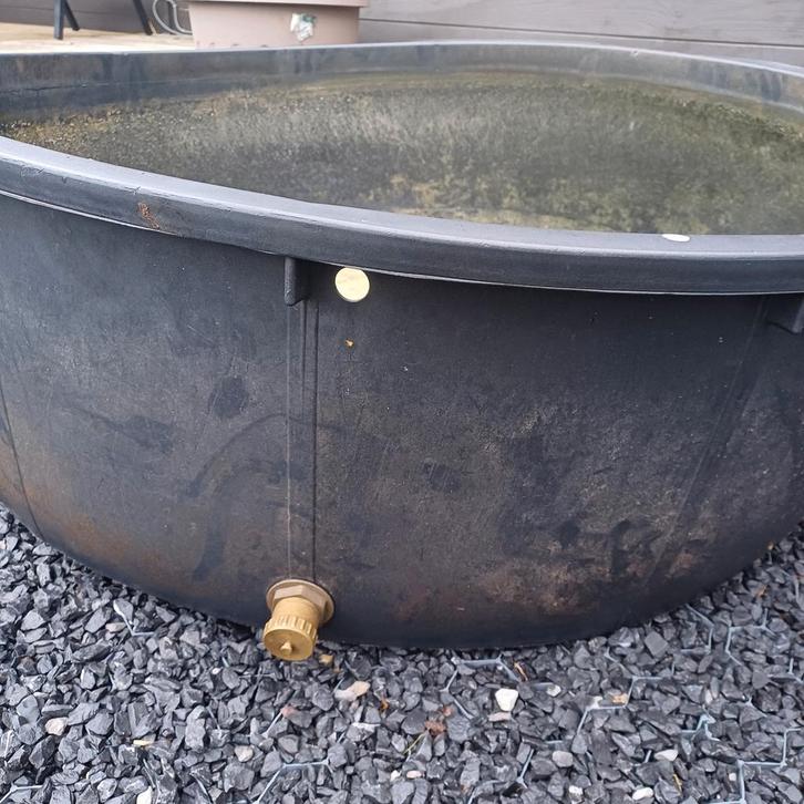 Vijvertje 110 cm met 3 hokjes, Tuin en Terras, Vijvers, Gebruikt, Ophalen