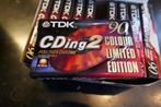 TDK CDing2 Color limites edition, 2 à 25 cassettes audio, Neuf, dans son emballage, Enlèvement ou Envoi, Vierge