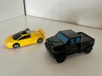 Transformers- Speelgoedset van twee auto's-Uitstekende staat, Ophalen of Verzenden, Zo goed als nieuw