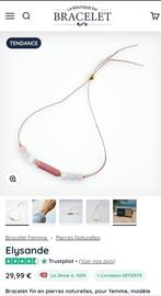Bracelet fin en pierres naturelles, pour femme., Handtassen en Accessoires, Armbanden, Ophalen of Verzenden