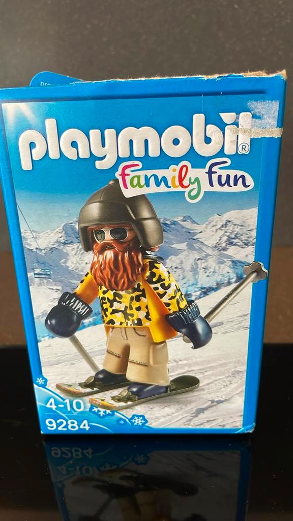 Skiër op snowblades - Playmobil, Kinderen en Baby's, Speelgoed | Playmobil, Zo goed als nieuw, Complete set, Ophalen of Verzenden