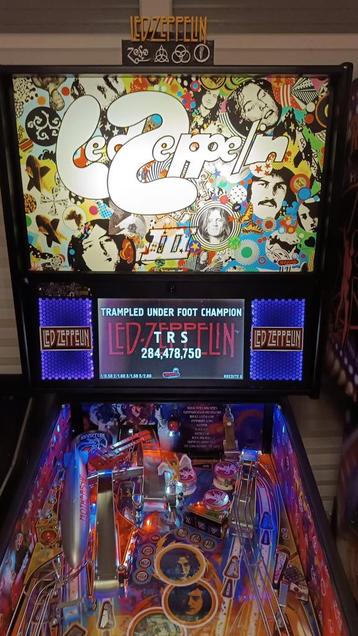 Magnifique flipper LED Zeppelin Pro, Comme neuf, Enlèvement, Imprimante matricielle, Flipper (jeu)