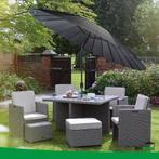 Shanghai Parasol - Luxe tuin en balkon parasol - 270 cm, Tuin en Terras, Parasols, Ophalen, Nieuw, 2 tot 3 meter, Stokparasol