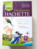 Dictionnaire Hachette 2012, Comme neuf, Enlèvement