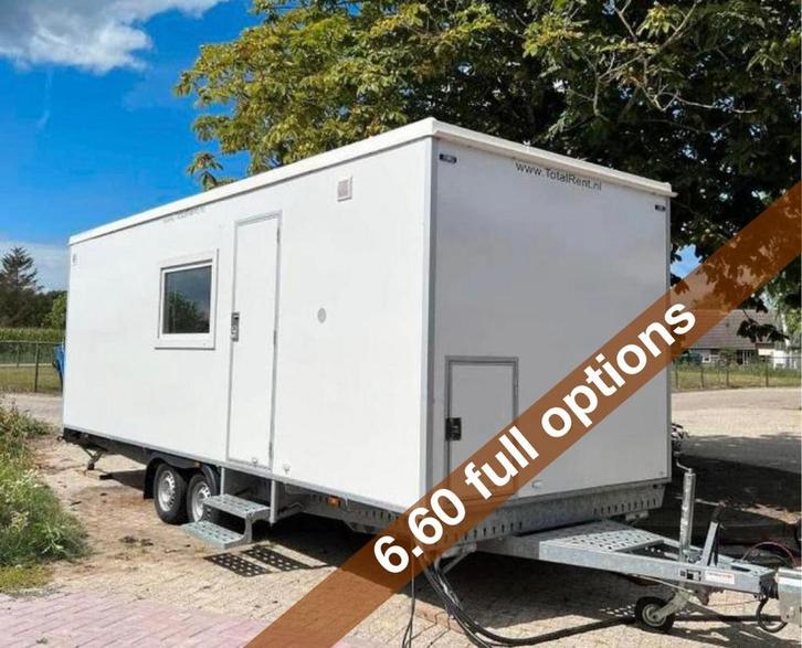 6,60 woonunit te huur of koop zgan ook nieuwe units, Hobby en Vrije tijd, Feestartikelen | Verhuur, Zo goed als nieuw, Ophalen