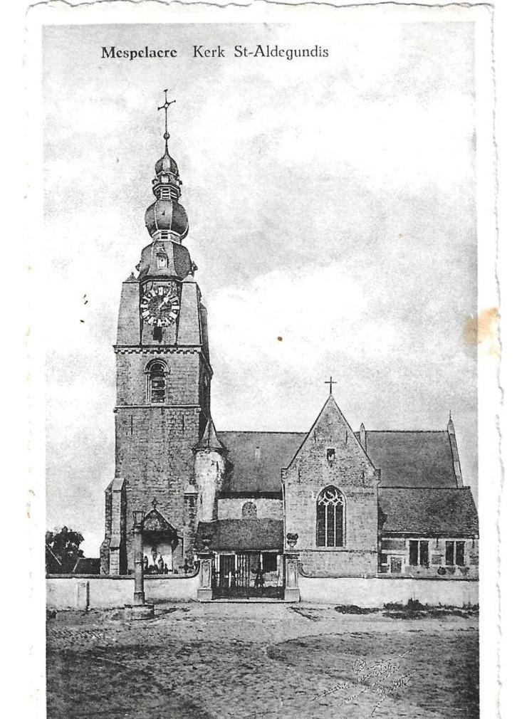 Postkaart Mespelare, Verzamelen, Postkaarten | België, Gelopen, Oost-Vlaanderen, 1940 tot 1960, Ophalen of Verzenden