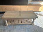 Salontafel in massief eik. 140/60, Huis en Inrichting, Tafels | Salontafels, Ophalen, Zo goed als nieuw