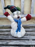Pluche sneeuwman 35 Puffalump stijl, Enlèvement ou Envoi, Comme neuf