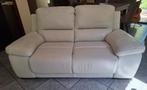 2 x 2-zits leren fauteuils, Ophalen, Gebruikt, Leer, 125 cm of meer