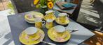Servies Sia compleet met zilveren vorkjes 18/10, Antiek en Kunst, Ophalen