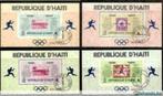 Haiti 1968 - Yvert Blok 26/26A/27/27A - Olympische S (ST), Postzegels en Munten, Verzenden, Gestempeld