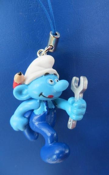 knutsel smurf met lus h 4 cm Peyo 2010 als nieuw beschikbaar voor biedingen