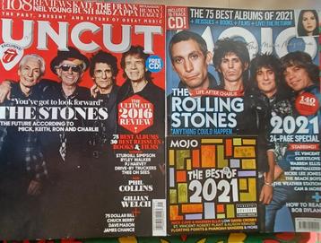 2 x ROLLING STONES op cover // Uncut (2017) + Mojo (2022) beschikbaar voor biedingen