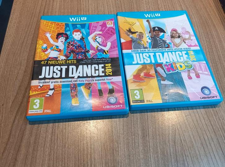 Nintendo Wii U Just Dance spellen, Games en Spelcomputers, Games | Nintendo Wii U, Zo goed als nieuw, Muziek, 3 spelers of meer