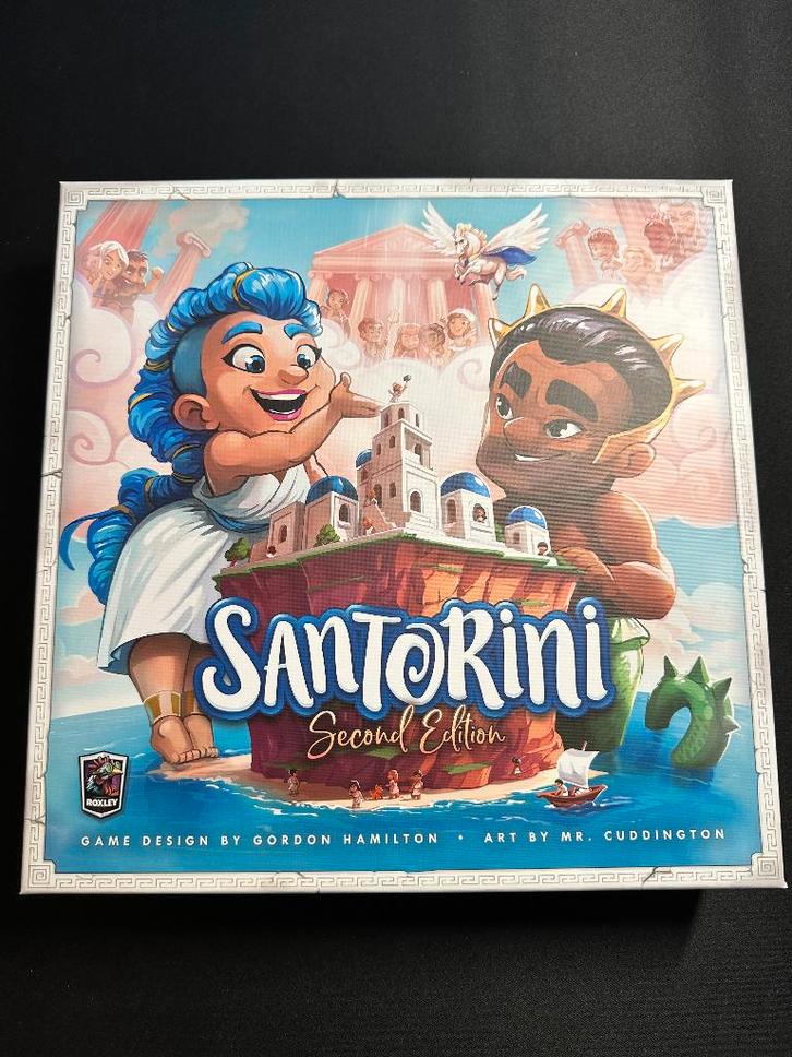 Santorini – Second Edition, Hobby en Vrije tijd, Gezelschapsspellen | Bordspellen, Zo goed als nieuw, Een of twee spelers, Ophalen