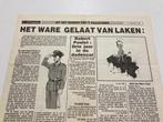 Knipsel Pallieterke 1989 :  Poulet Het ware gelaat van Laken, Ophalen of Verzenden, 1980 tot heden, Knipsel(s)