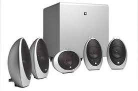 KEF KHT 5001 silver surround set + 4 feeds, Audio, Tv en Foto, Home Cinema-sets, Zo goed als nieuw, 5.1-systeem, 40 tot 70 watt