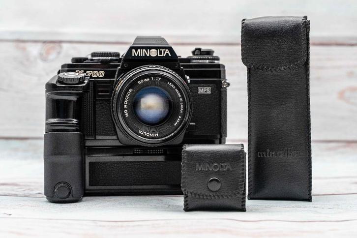Minolta X-700 + MD Rokkor 50 mm F/1,7, TV, Hi-fi & Vidéo, Appareils photo analogiques, Comme neuf, Reflex miroir, Minolta, Enlèvement ou Envoi