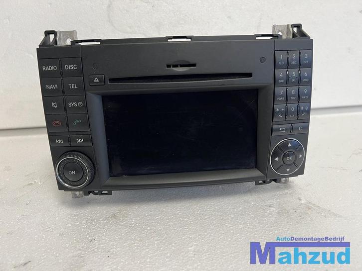 2008 Mercedes B Klasse W245 Navigatie radio W169 W639 W906, Auto-onderdelen, Dashboard en Schakelaars, Mercedes-Benz, Gebruikt