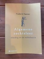 Algemene rechtsleer. Inleiding tot de rechtstheorie, Boeken, Ophalen of Verzenden, Frederik Peeraer