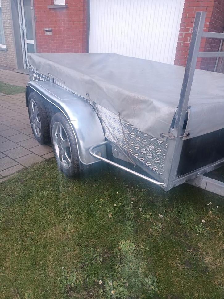 Dubbele as aanhangwagen, Auto diversen, Aanhangers en Bagagewagens, Ophalen